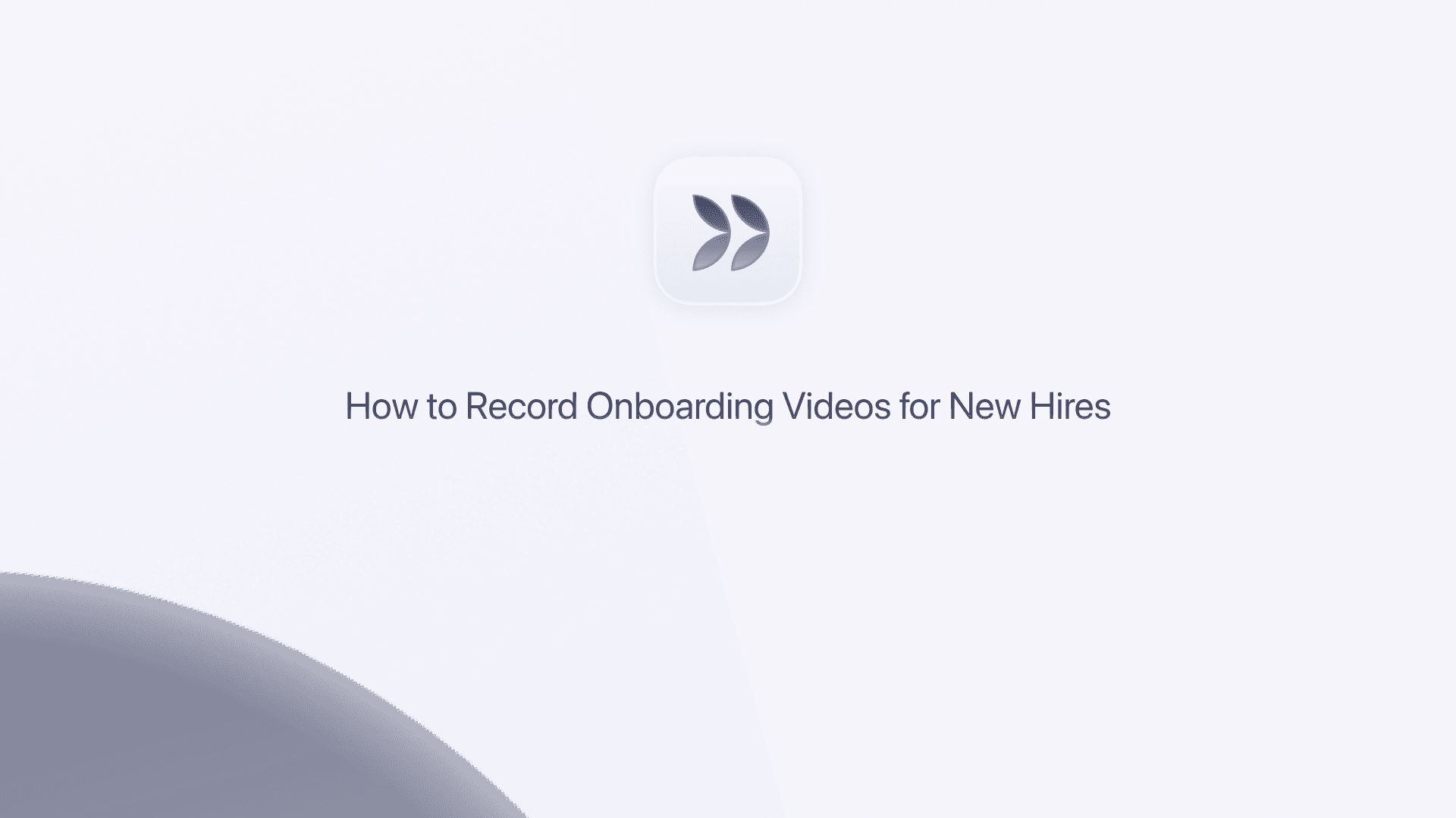 A professional onboarding video with clear captions and cursor zoom