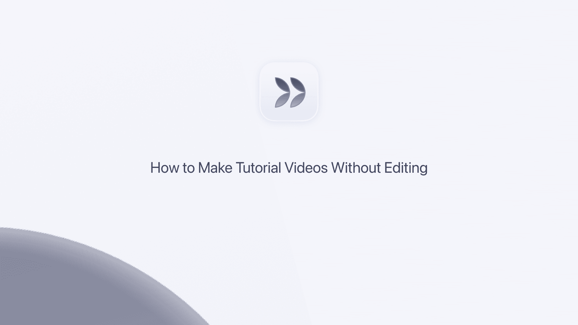 Editing a tutorial video seamlessly through text